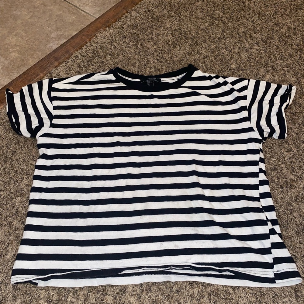 forever 21 striped tee